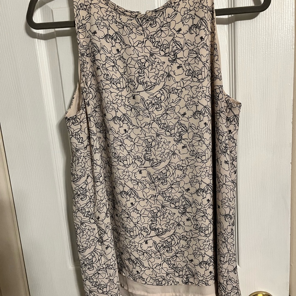 Lila Rose Black and White Floral Top